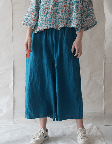 Teal Reverie Wide Pants - Image 1