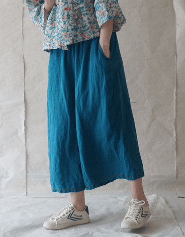 Teal Reverie Wide Pants - Image 3