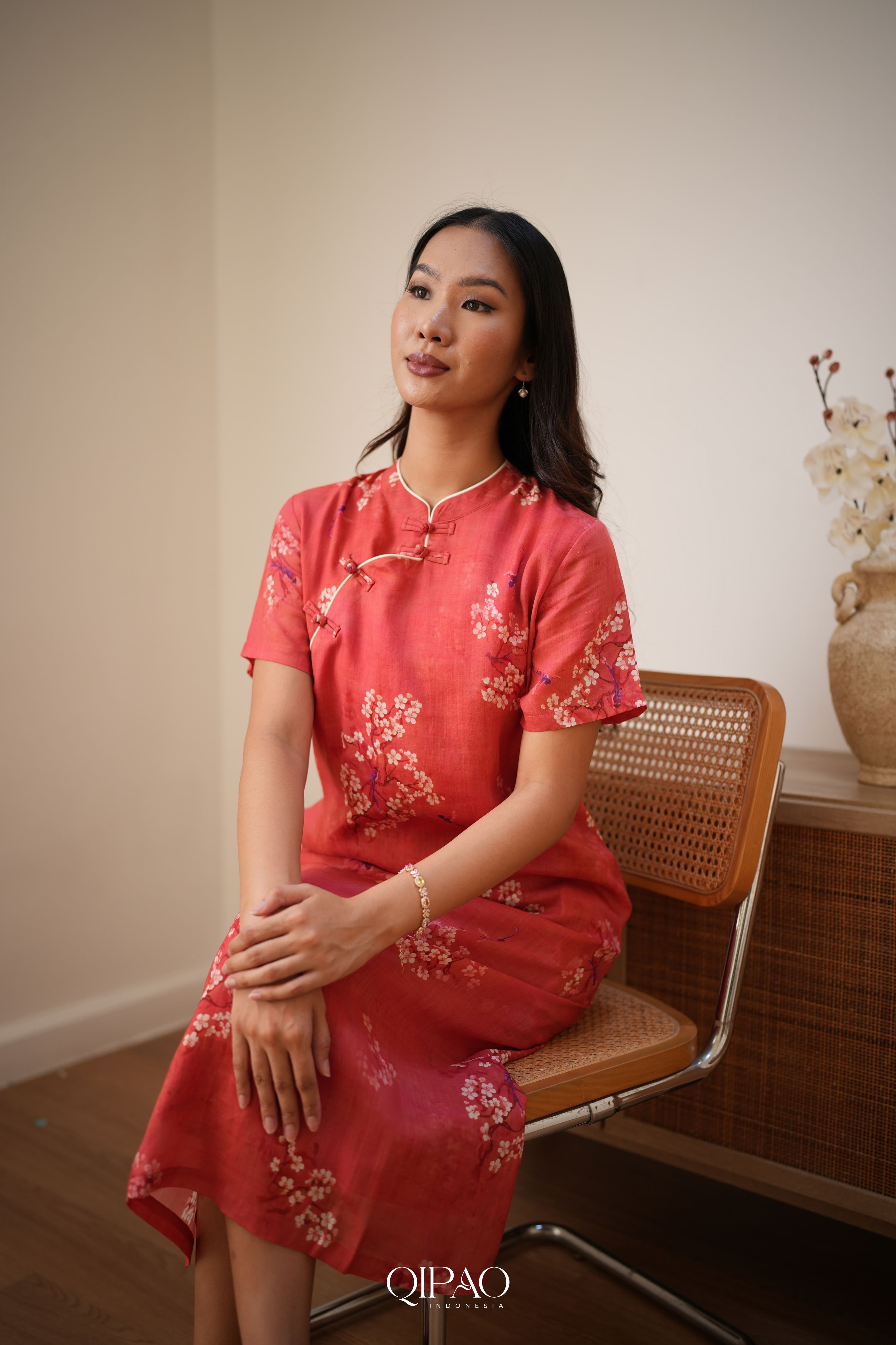 Classic Red Rose Dress - 3