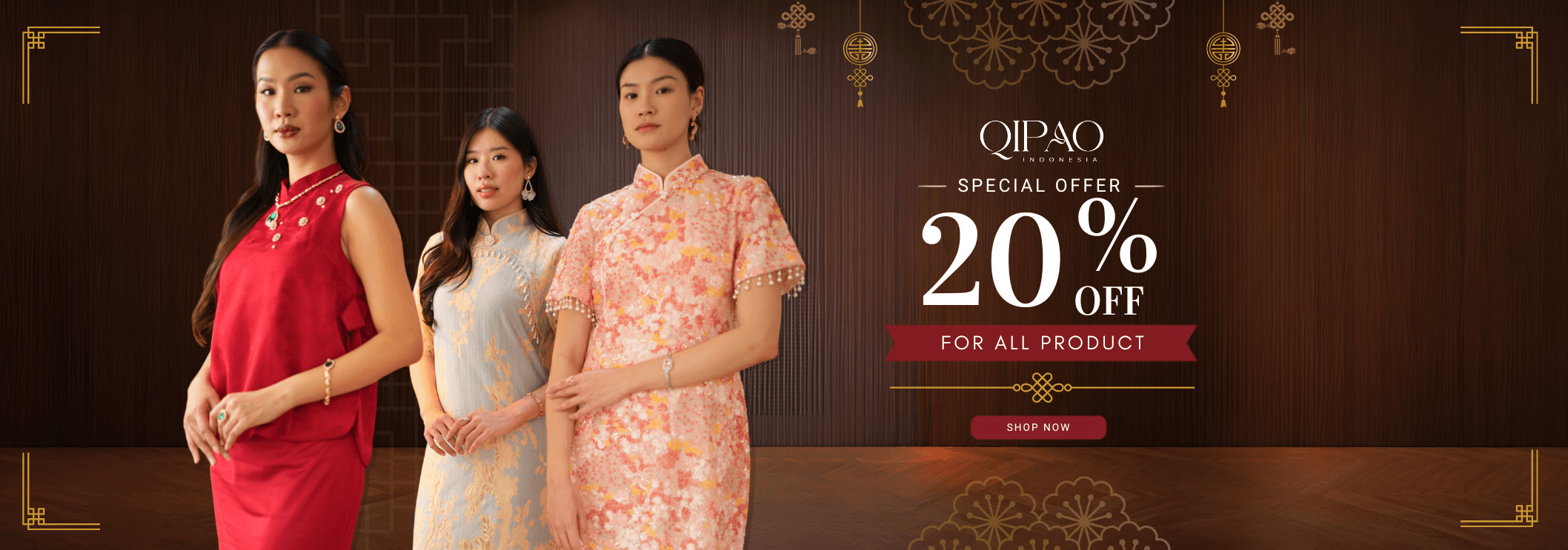 Qipao banner